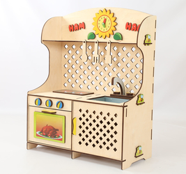 Кухня маленькая (фанера)