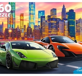 ПАЗЛЫ 260 элементов. РОСКОШНЫЕ АВТОМОБИЛИ В МЕГАПОЛИСЕ