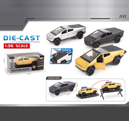 Машина металлическая,тесла. Размер упак: 18х9х8см