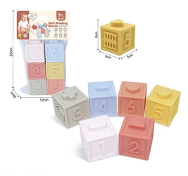 Набор тактильных кубиков. Размер упак: 25х12х6см