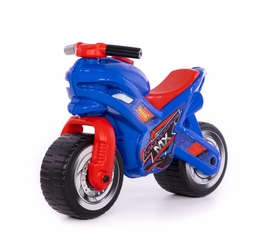 Каталка-мотоцикл МХ (синяя)