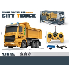 Самосвал на аккумуляторе на р/у. 