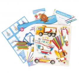 Обучающая игра Счётные палочки. Транспорт,