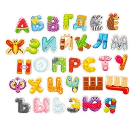 Обучающая игра Магнитная азбука,