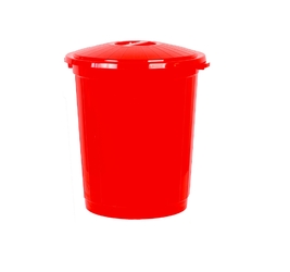 Бак 50л с крышкой (Красный)