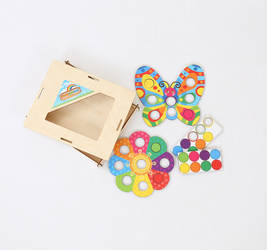 Мозаика «Цветок и бабочка»