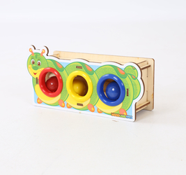 Стучалка цветная Гусеница